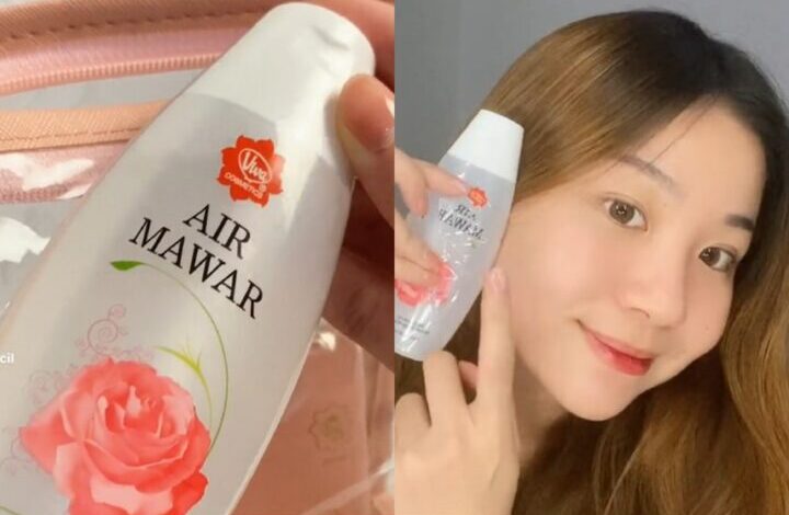 air mawar untuk kecantikan