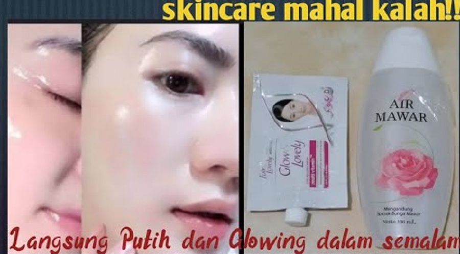 Air mawar viva dan fair n lovely