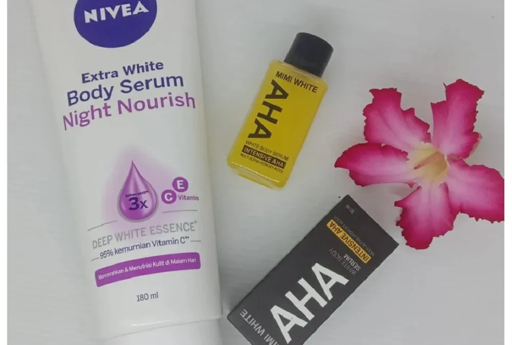 body lotion nivea aha body serum