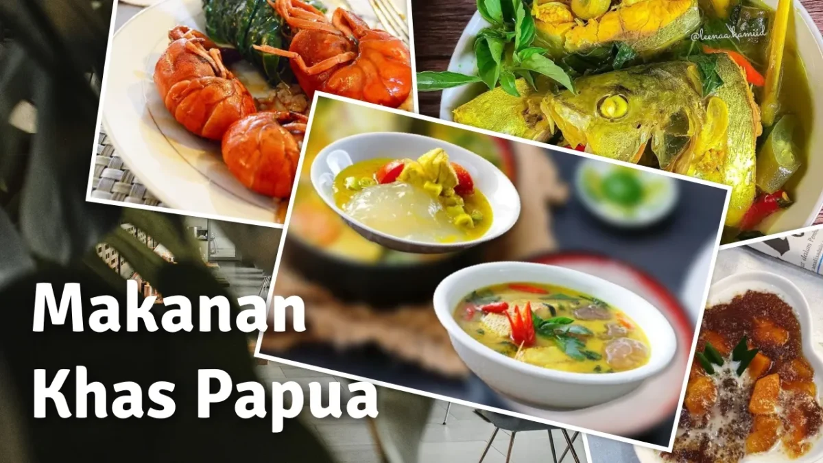 makanan khas papua yang unik juga ada loeh,,,