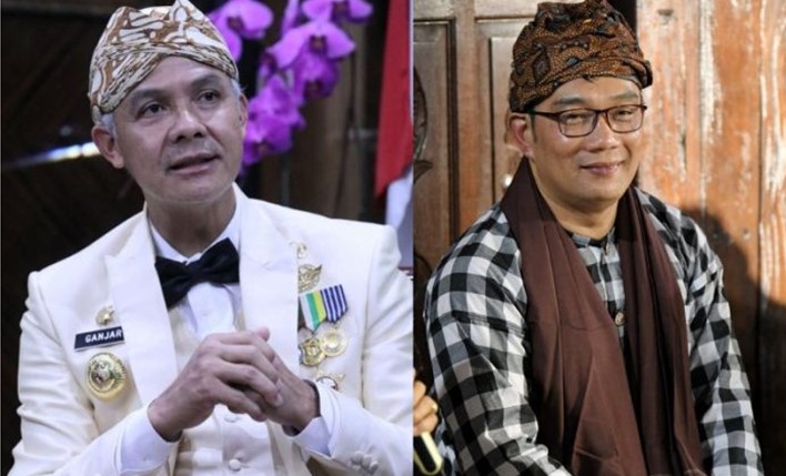 ganjar dan ridwan kamil