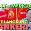 Bedak Kelly yang asli dan palsu