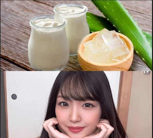 masker lidah buaya campur yogurt