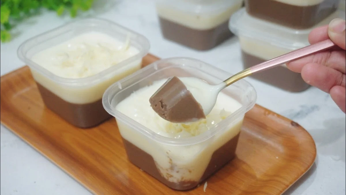 RESEP CARA BUAT PUDING MILO KEJU YANG SEGAR DAN MANIS