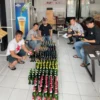 minuman keras yang disita petugas