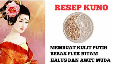 resep kuno kulit cantik wanita Jepang