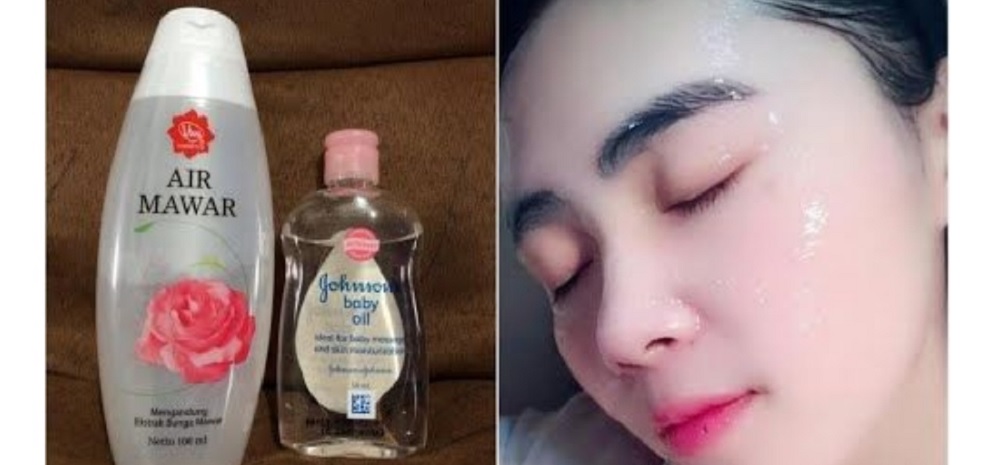 Apa Manfaat Air Mawar dan Baby Oil untuk Wajah