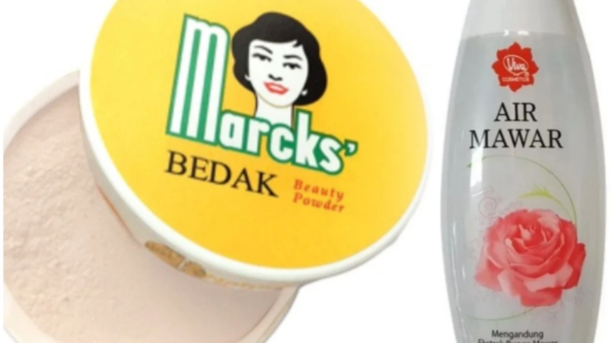 Petunjuk Lengkap Memakai Bedak Marcks + Air Mawar Viva