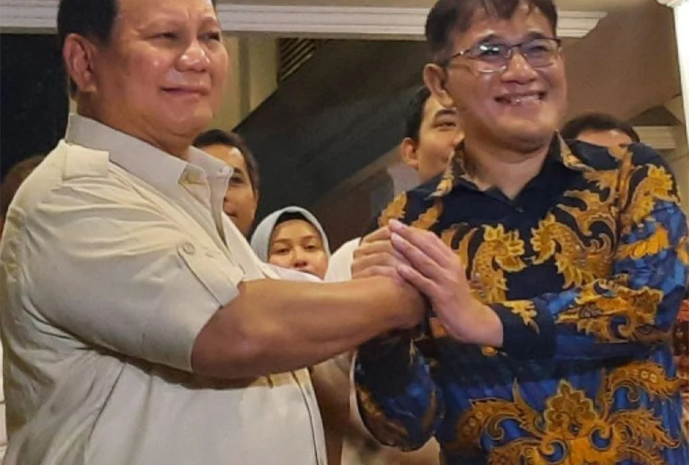 Budiman Sudjatmiko dan Prabowo