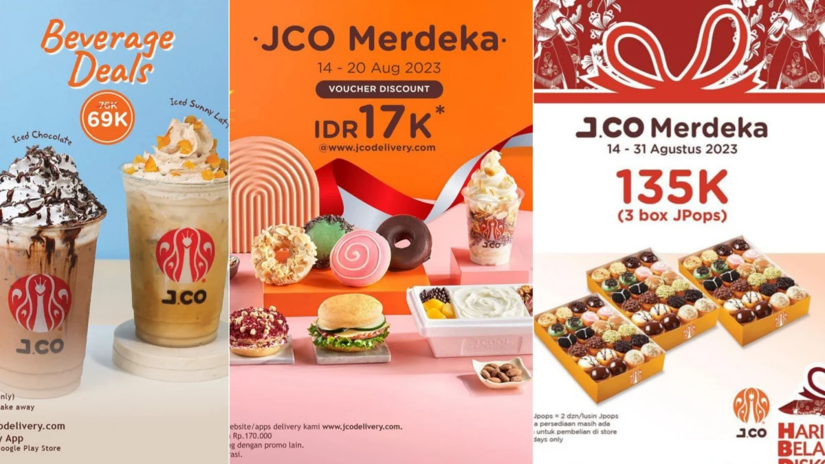 PROMO J.CO Donuts Bulan Agustus 2023. Ayo Cek Ada Disini!