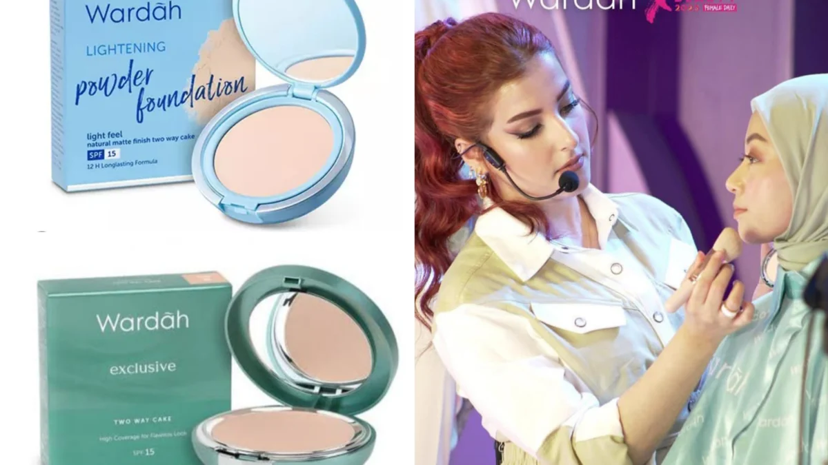 Gunakan Bedak Wardah Exlusive dan Lightening Powder Foundation Terbaru 2023 Wajah Putih Natural dan Cerah. BEST SELLER Wajib Tahu!