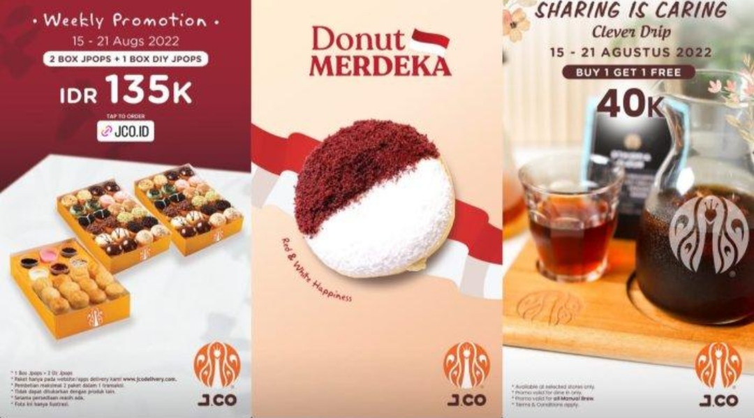 PROMO JCO Bulan Agustus 2023. AyoJangan Sampai Terlewatkan!