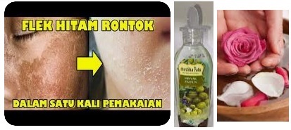 serum alami air mawar