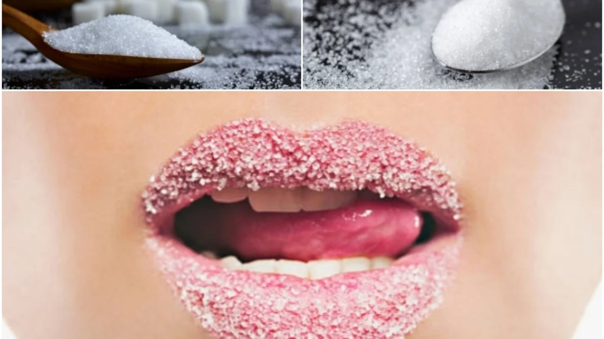 6 Tips dan Cara Mudah Memerahkan Bibir Usia 40+ Menggunakan Gula Pasir