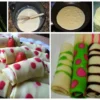 cara buat kue dadar gulung polkadot