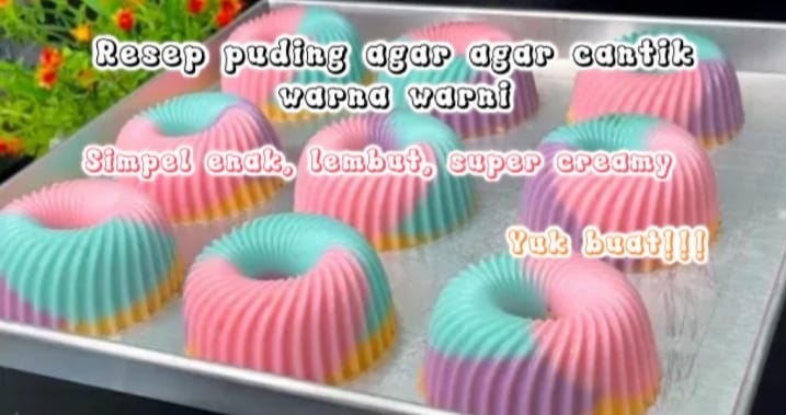 resep puding agar-agar cantik nutrijel