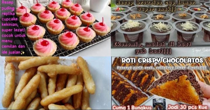 4 resep asli makanan cemilan atau ide jualan keluarga yang paling di gemari