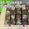 resep brownies sekat shiny crust