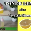 air mawar viva dan lemon