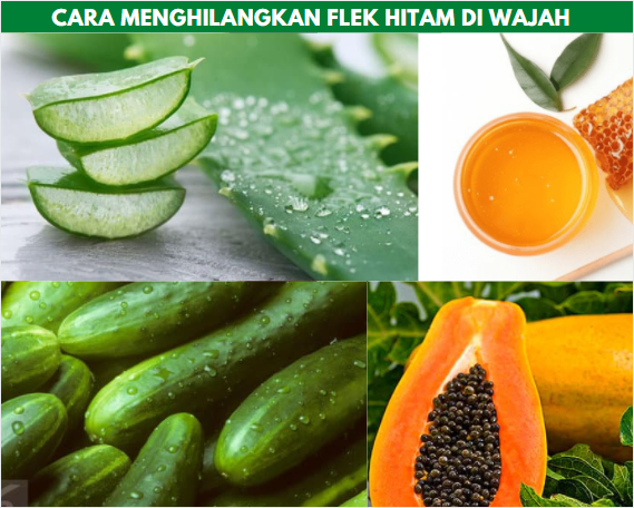 Cara menghilangkan flek hitam secara alami