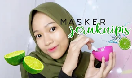 masker jeruk nipis