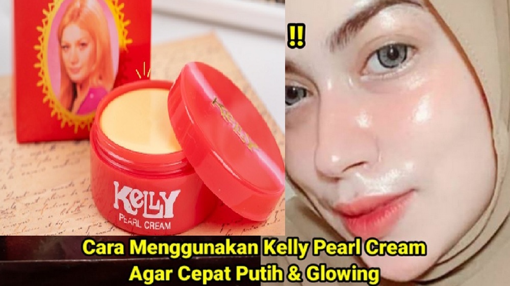 petunjuk memutihkan wajah dengan Krim Kelly