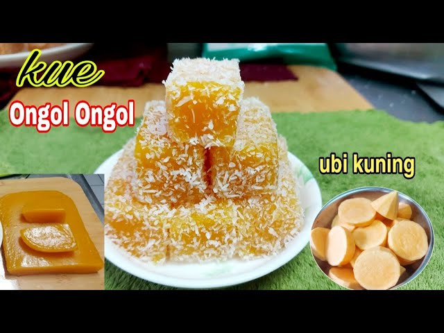 Ongol-ongol ubi kuning yang cerah cocok buat jajanan arisan ibu ibu