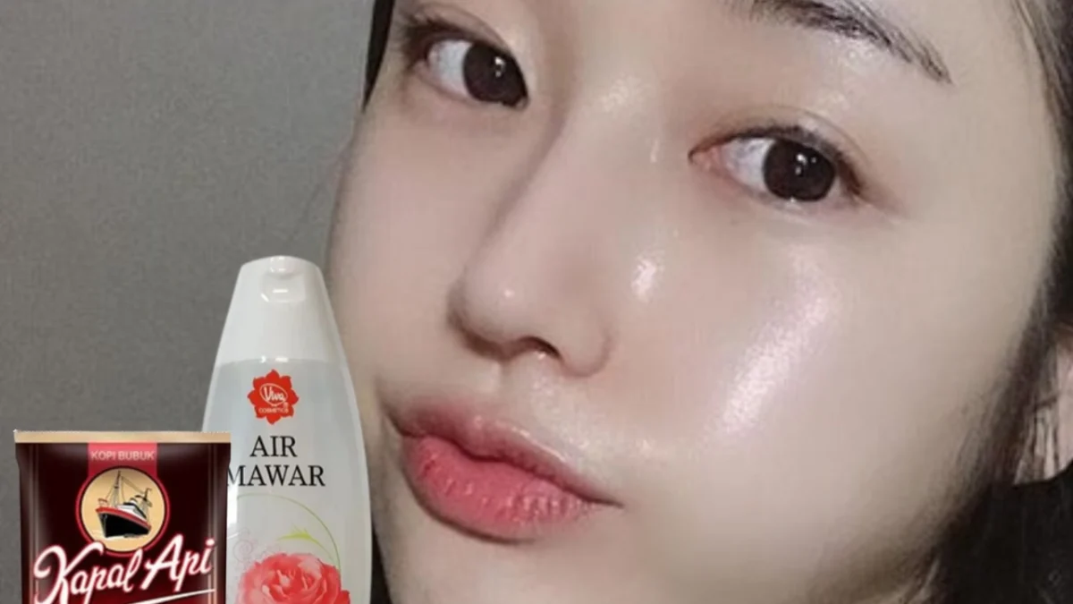 Masker Kopi dan Air Mawar viva