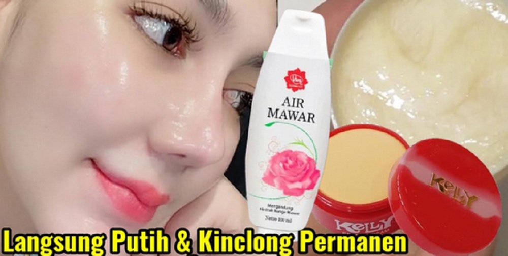 Air Mawar Viva dan kelly pearl cream