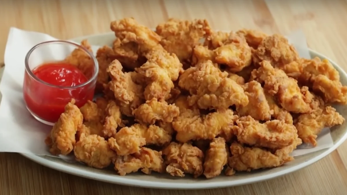 resep popcorn chicken ala kfc