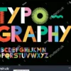 typography gambar, foto stok & vektor