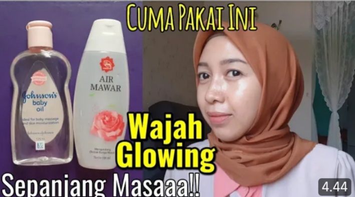 Wajah Glowing dan Tidak Keriput di Usia 40 Tahun! Gunakan Campuran Baby Oil dan Air Mawar