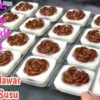 resep puding cantik mika mawar coklat susu