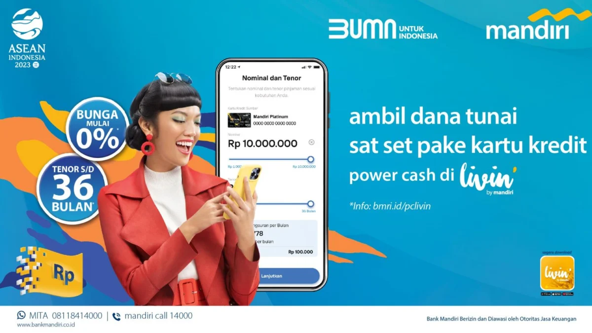 power cash livin by mandiri