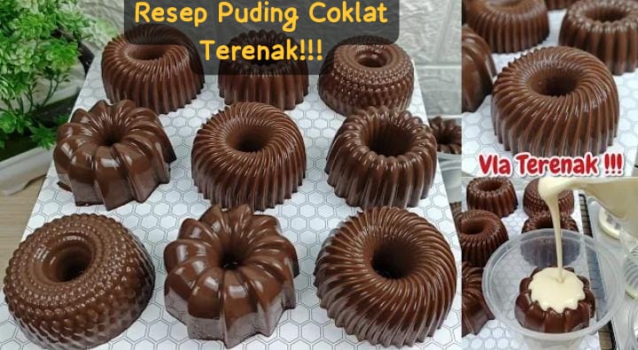 resep puding coklat terenak rasa premium