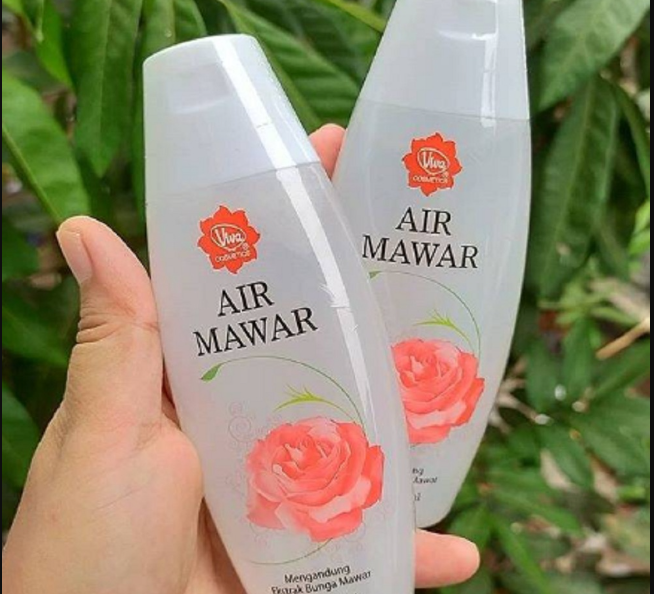 air mawar viva dan daun kelor