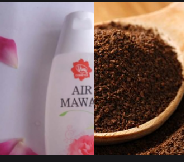 air mawar viva dan kopi