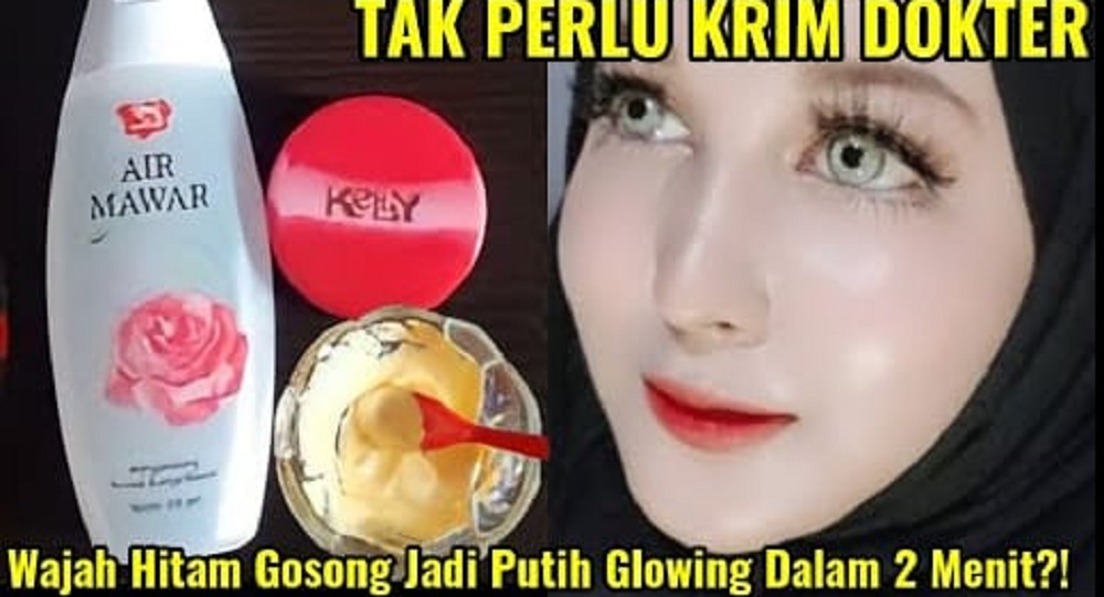 air mawar viva dan krim kelly