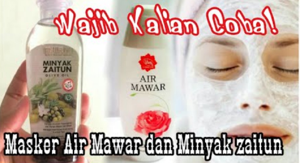 air mawar viva dan minyak zaitun