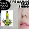 air mawar viva dan minyak zaitun untuk masker