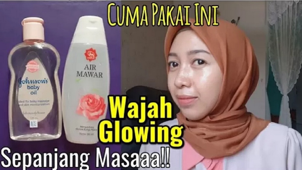 baby oil dan air mawar viva