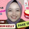 bedak kelly dan air mawar viva