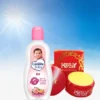 bedak kelly dicampur baby oil