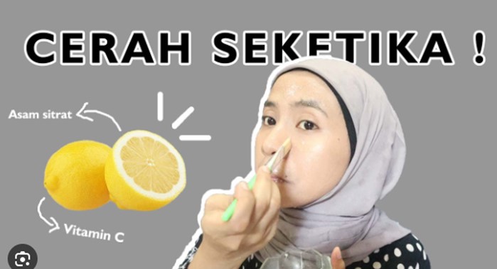 cara pakai lemon