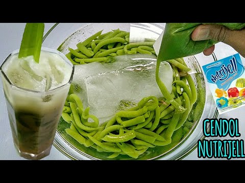 RESEP ES CENDOL YANG TERBUAT DARI NUTRIJEL YANG ENAK DAN MANIS