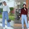 jeans biru cocok dengan baju warna apa