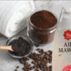 kopi dicampur air mawar