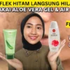 lidah buaya dan air mawar viva di pagi hari