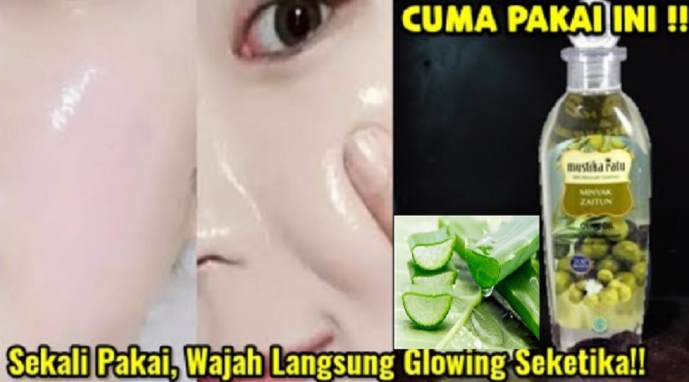 masker lidah buaya dan minyak zaitun