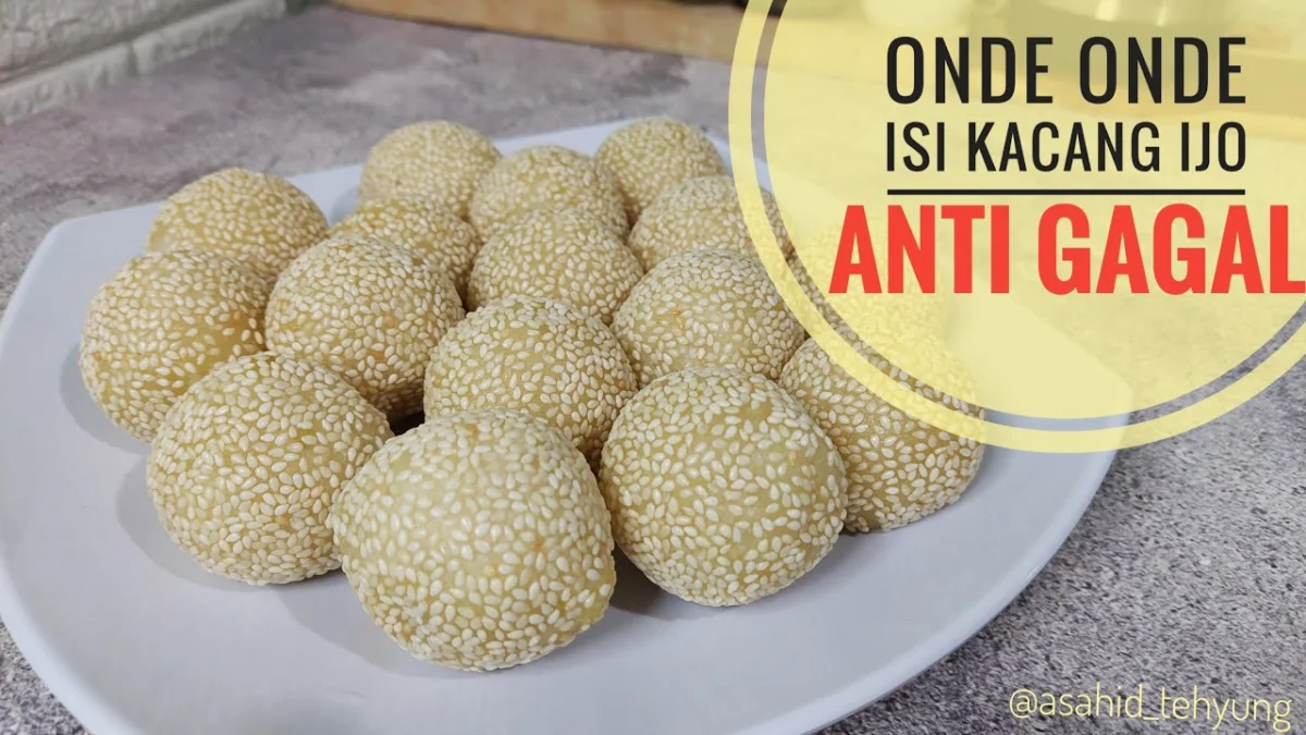 Resep Onde-Onde isi Kacang Hijau